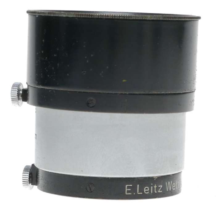 Leica Black chrome used FIKUS lens hood shade 3.5 and 13.5cm Leitz