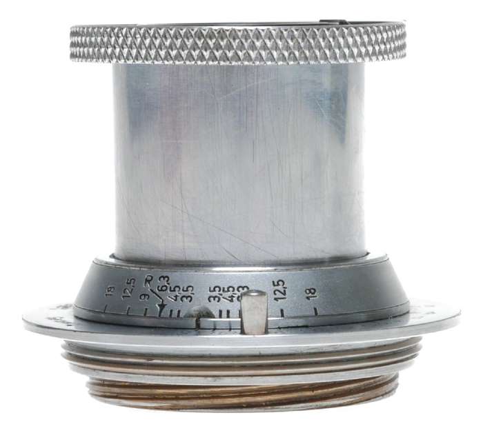 Chrome Leitz Elmar f=5cm 1:3.5 SM leica camera lens with caps