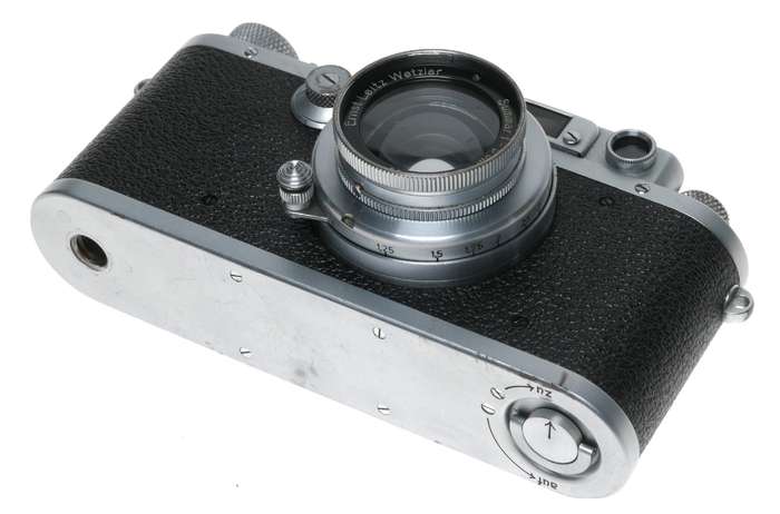 Leica IIIa LTM Leitz film camera Summar f=5cm f2 lens case cap