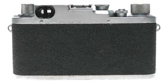 Shark Skin Leica IIIc vintage film camera Elmar 2.8/50mm lens case cap