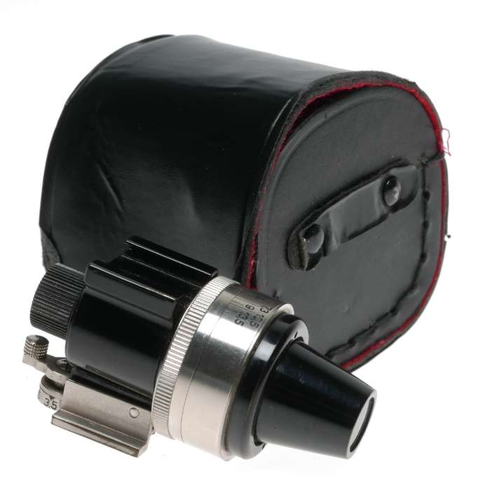 Leitz Viewfinder Universal Nickle black VIDOM camera Leica 2nd type