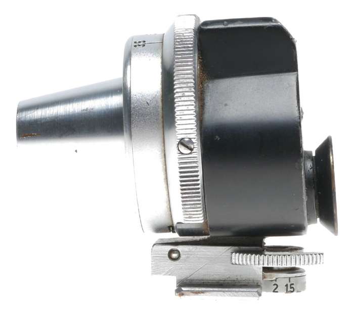 Leica universal hot shoe mount view finder torpedo type used