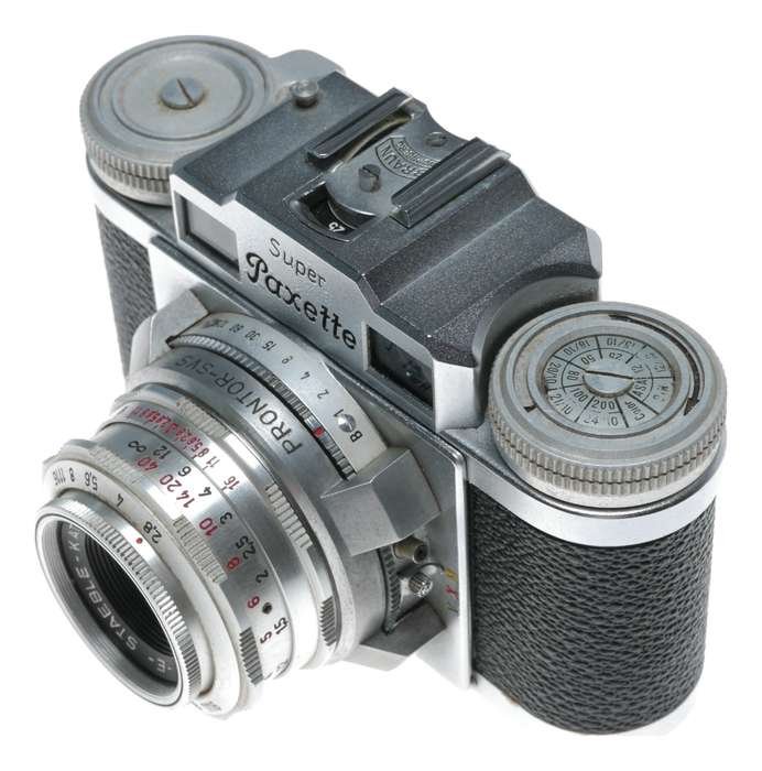 Braun Super-Paxette Model II 35mm Film Camera Staeble-Kata 1:2.8/45