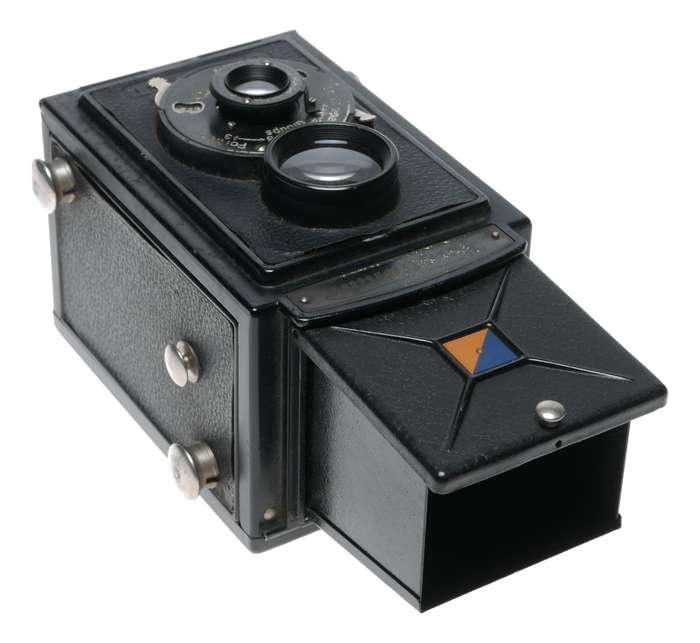 Voigtlander Brillant Metal TLR 120 Film Camera Voigtar 1:6.3 F=7.5cm