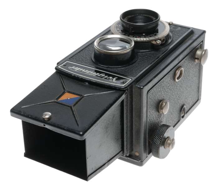 Voigtlander Brillant Early Model TLR 120 Film Camera Skopar 1:4.5 F=7.5cm