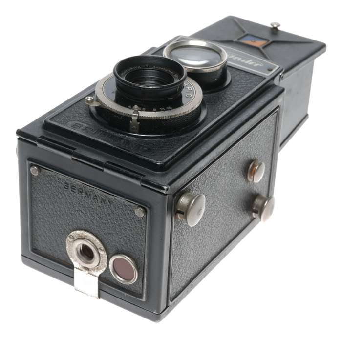 Voigtlander Brillant Early Model TLR 120 Film Camera Skopar 1:4.5 F=7.5cm