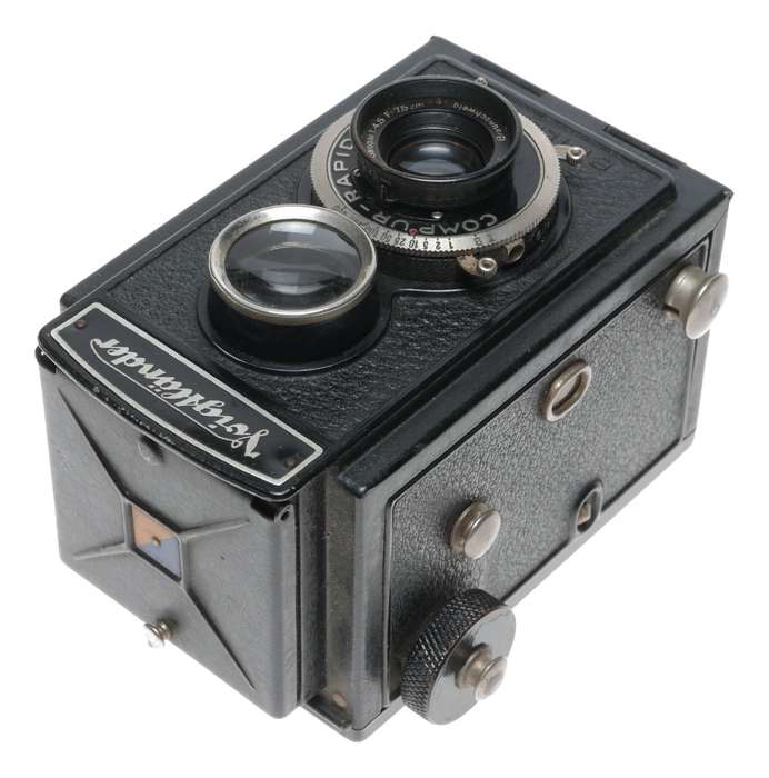 Voigtlander Brillant Early Model TLR 120 Film Camera Skopar 1:4.5 F=7.5cm
