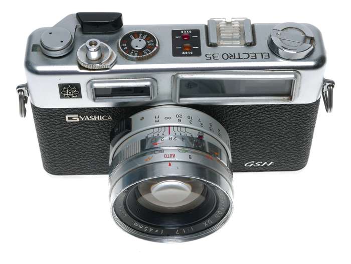 Yashica GSN Electro 35 Film Camera Color-Yashinon DX 1:1.7/45mm