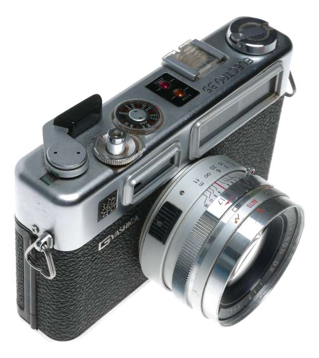 Yashica GSN Electro 35 Film Camera Color-Yashinon DX 1:1.7/45mm