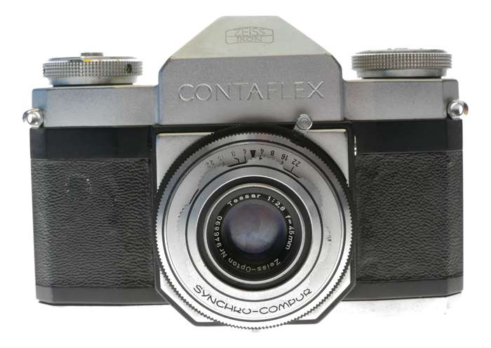 Zeiss Ikon Contaflex 861/24 35mm SLR Camera Opton Tessar 1:2.5/45mm