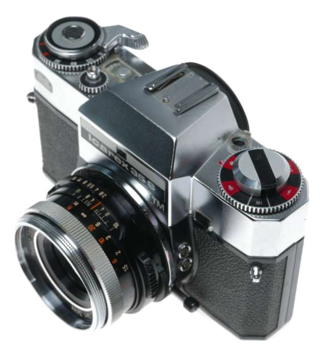 Zeiss Ikon Icarex 35 S TM SLR Film Camera M42 Tessar 2.8/50 in Case