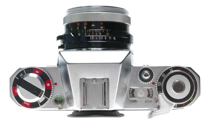 Zeiss Ikon Icarex 35 S TM SLR Film Camera M42 Tessar 2.8/50 in Case