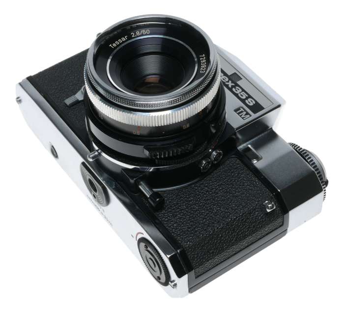 Zeiss Ikon Icarex 35 S TM SLR Film Camera M42 Tessar 2.8/50 in Case