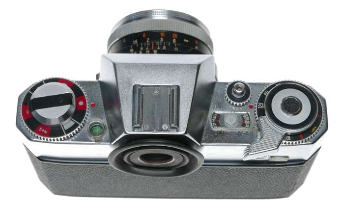 Zeiss Ikon Icarex 35 S TM SLR Film Camera M42 Tessar 2.8/50 in Case