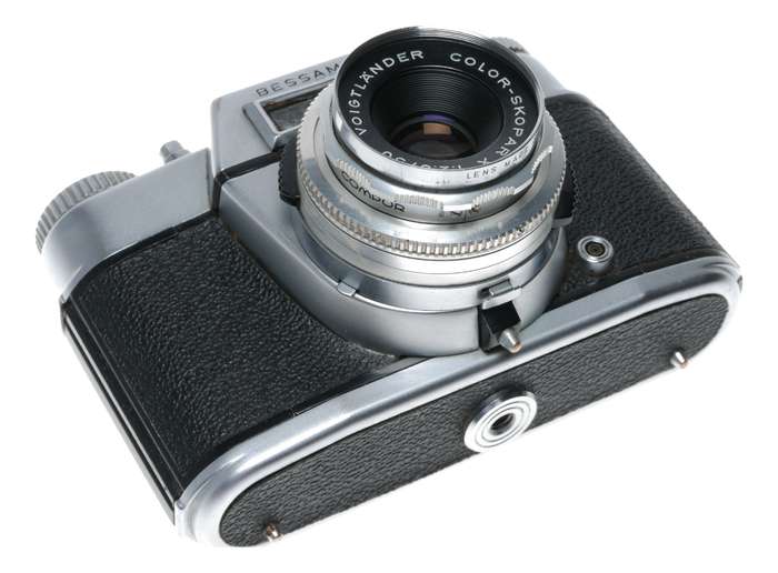 Voigtlander Bessamatic 35mm Film SLR Camera Color-Skopar X 1:2.8/50