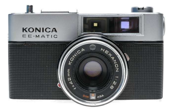 Konica EE-Matic Deluxe F Rangefinder Camera Hexanon 1: 2.8 f=42mm