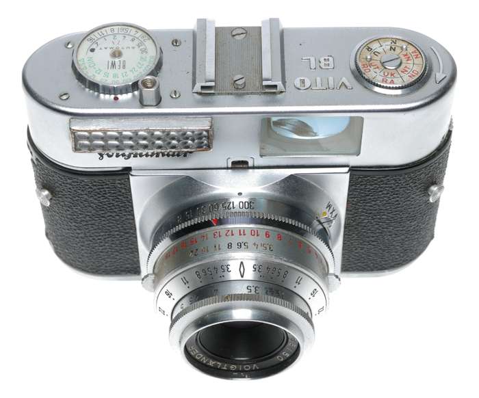 Voigtlander Vito BL Early Model 35mm Film Camera Color-Skopar 2.8/50
