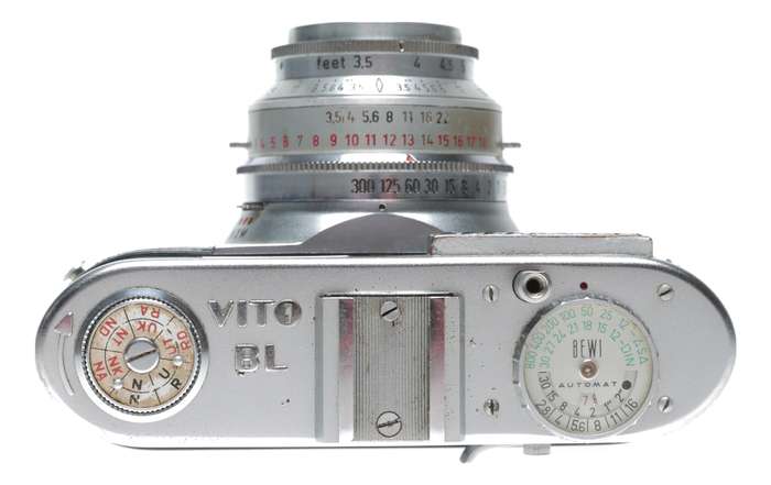 Voigtlander Vito BL Early Model 35mm Film Camera Color-Skopar 2.8/50