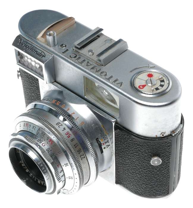 Voigtlander Vitomatic Ia 35mm Film Camera Color-Skopar 2.8/50