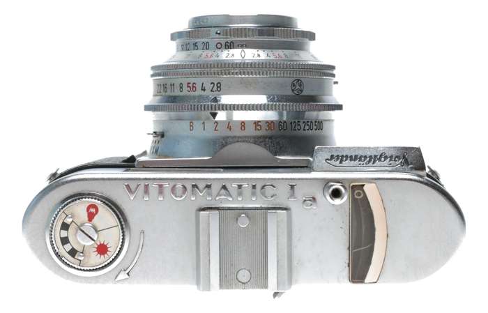 Voigtlander Vitomatic Ia 35mm Film Camera Color-Skopar 2.8/50