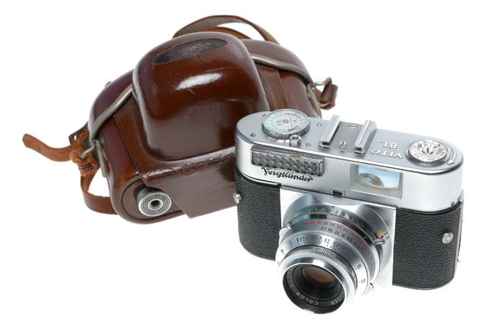 Voigtlander Vito BL 35mm Film Camera Color-Skopar 2.8/50 Early Model