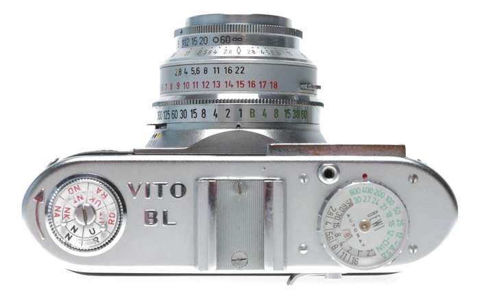 Voigtlander Vito BL 35mm Film Camera Color-Skopar 2.8/50 Early Model