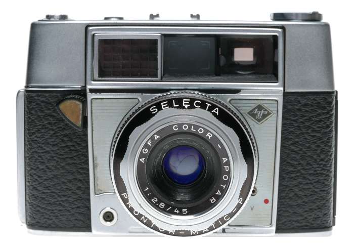 Agfa Selecta 35mm Film Automatic Camera Color Apotar 2.8/45