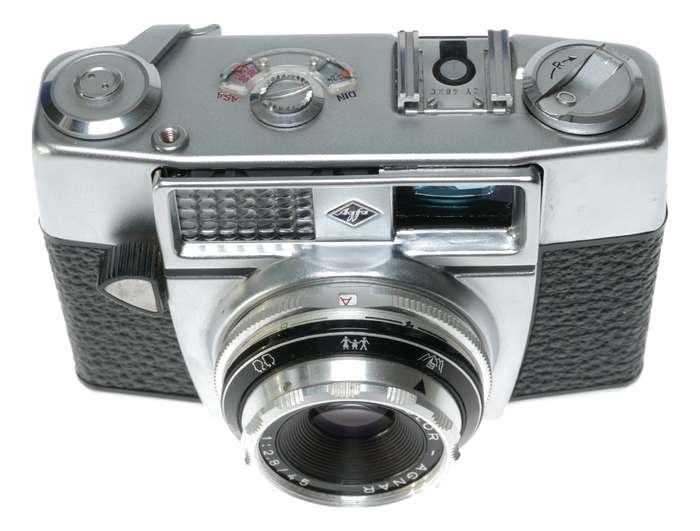 Agfa Optima 1a 35mm Film Camera Color-Agnar 1:2.8/45