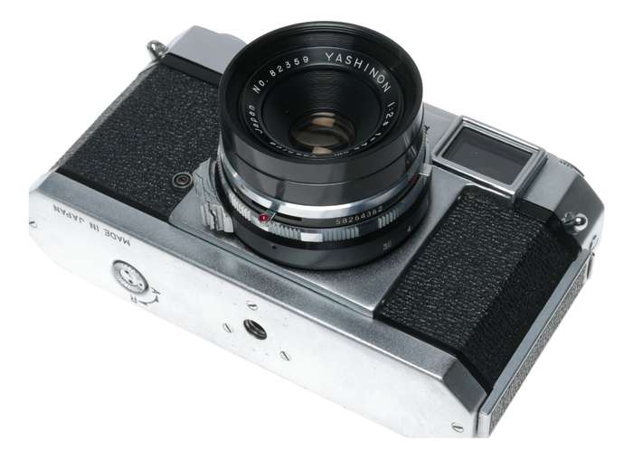 Yashica 35 Rangefinder Film Camera Yashinon 1:2.8 f=4.5cm Rare