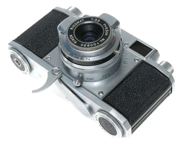 Ricoh Riken 35 Rangefinder Film Camera Ricomat 1:3.5 f=4.5cm