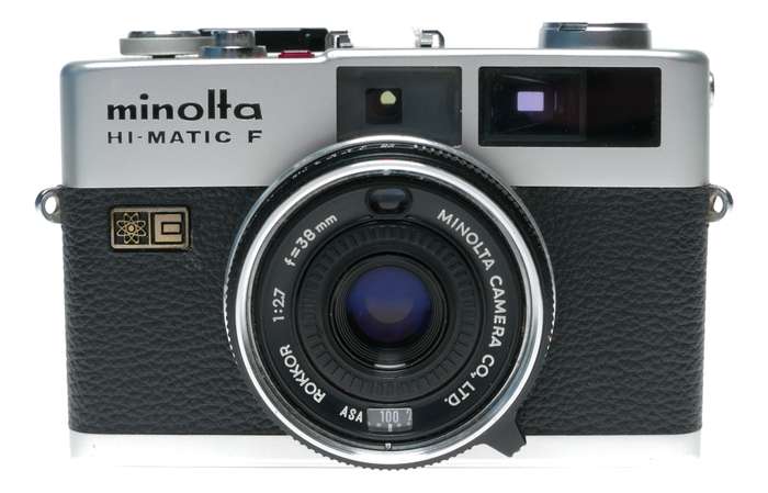 Minolta Hi-Matic F 35mm Film RF Camera Rokkor 1:2.7/38