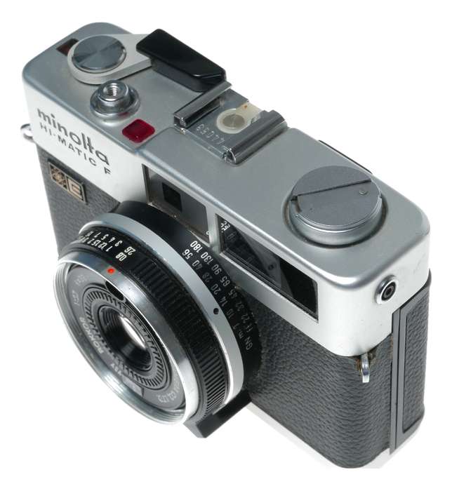 Minolta Hi-Matic F 35mm Film RF Camera Rokkor 1:2.7/38
