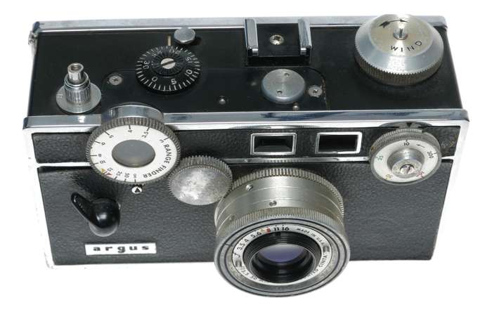 Argus C3 The Brick Rangefinder 35mm Film Camera 3.5/50