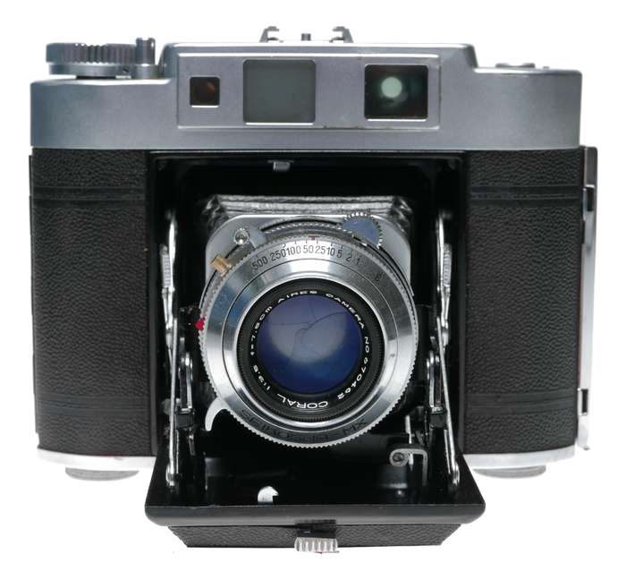 Aires Viceroy Dual Format Film Folding Camera Coral 1:3.5 f=7.5cm