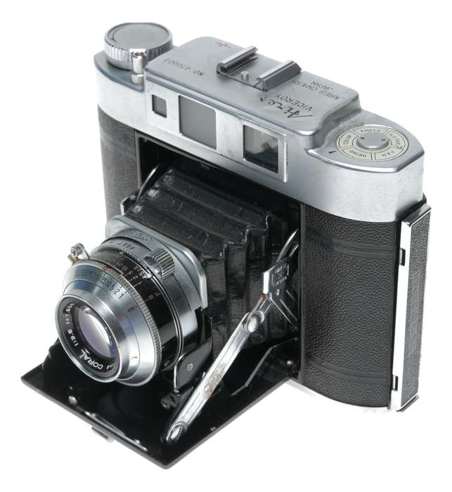 Aires Viceroy Dual Format Film Folding Camera Coral 1:3.5 f=7.5cm