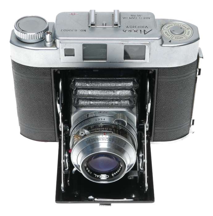 Aires Viceroy Dual Format Film Folding Camera Coral 1:3.5 f=7.5cm
