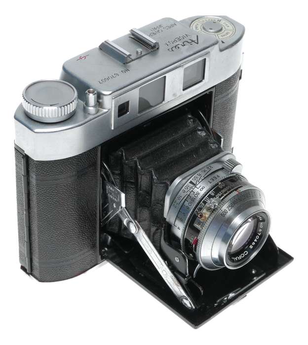 Aires Viceroy Dual Format Film Folding Camera Coral 1:3.5 f=7.5cm