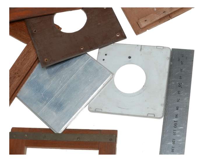 Vintage Film Photography Folding Camera Lens Boards Various Formats