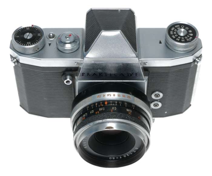 Pentacon Praktica IV F 35mm Film SLR Camera Jena T 2.8/50