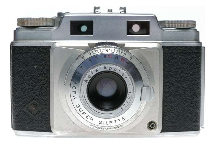 Agfa Super Silette 35mm Film RF Camera Apotar 1:3.5/45