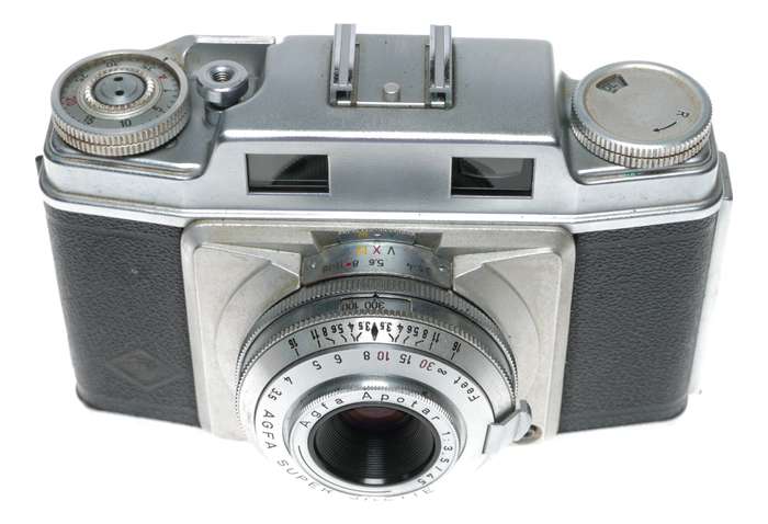Agfa Super Silette 35mm Film RF Camera Apotar 1:3.5/45