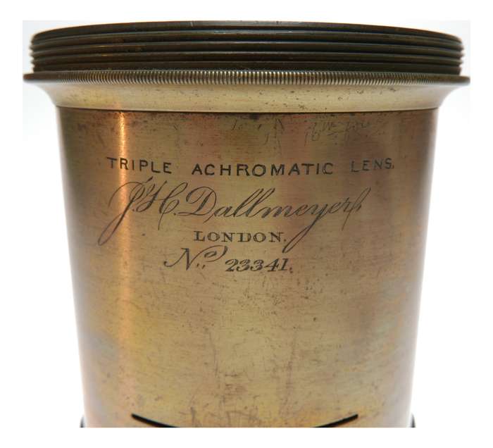 Dallmeyer Triple Achromatic Portrait Plate Camera Brass Lens