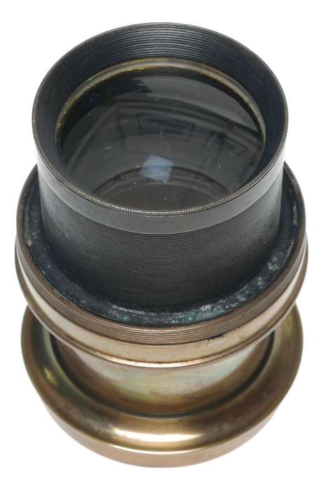 Lancaster & Son Rectigraph Half Plate Camera Brass Lens