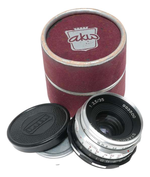 Staeble-Lineogon 1:3.5/35 Braun Paxette Camera Lens