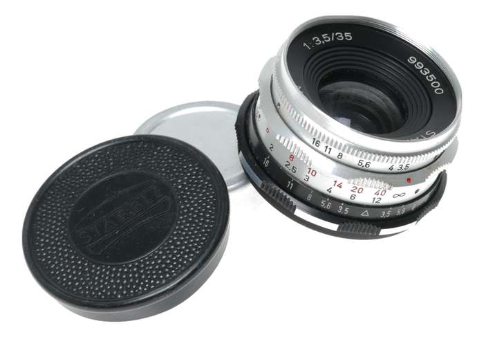 Staeble-Lineogon 1:3.5/35 Braun Paxette Camera Lens