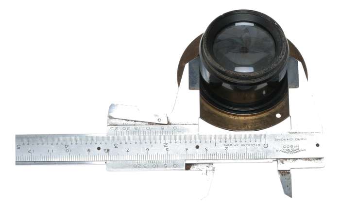 Carl Zeiss Jena Triotar 1:4.5 f=15cm Camera Brass Lens