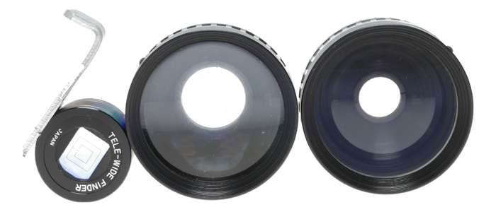 Kodak Inst. Lens Set Bower Telephoto, Wide Angle & Tele-wide Finder