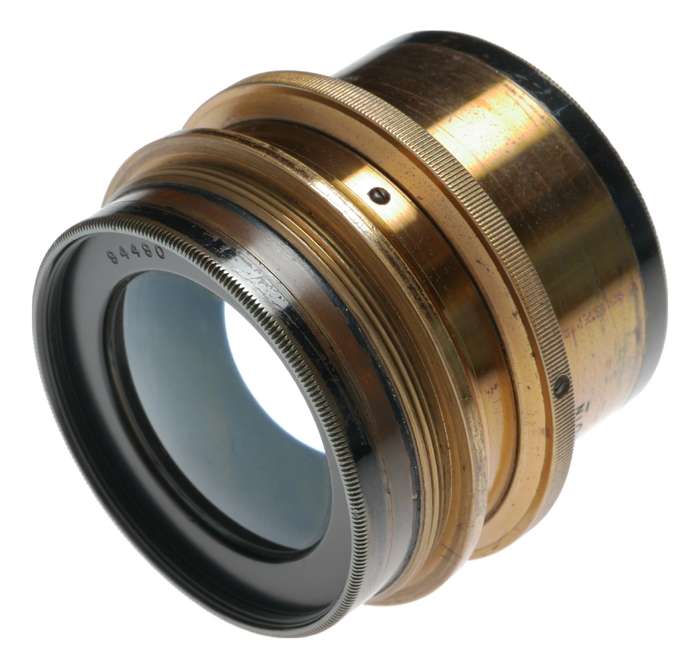 Ross London 10 Inch Compound Homocentric 1:6.8 Camera Brass Lens