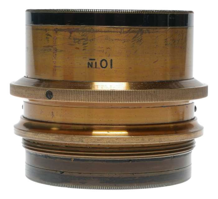 Ross London 10 Inch Compound Homocentric 1:6.8 Camera Brass Lens