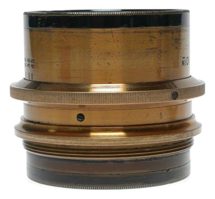Ross London 10 Inch Compound Homocentric 1:6.8 Camera Brass Lens